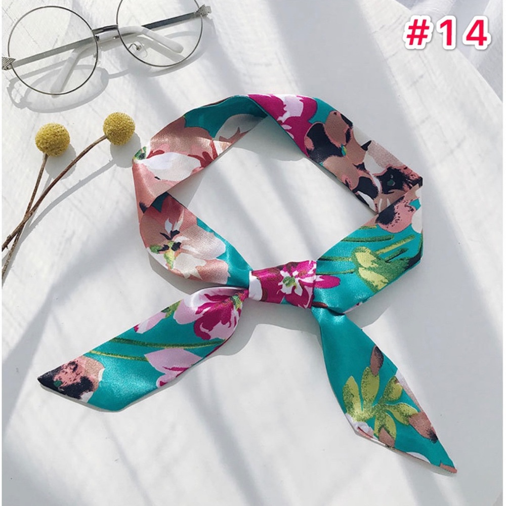 (2 PCs) A Pair of Twilly scarves Boho